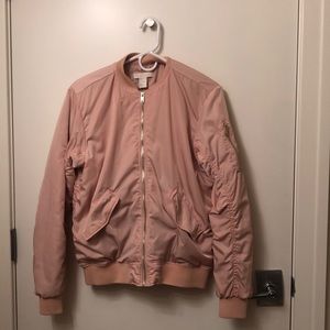 H&M Pink Bomber Jacket